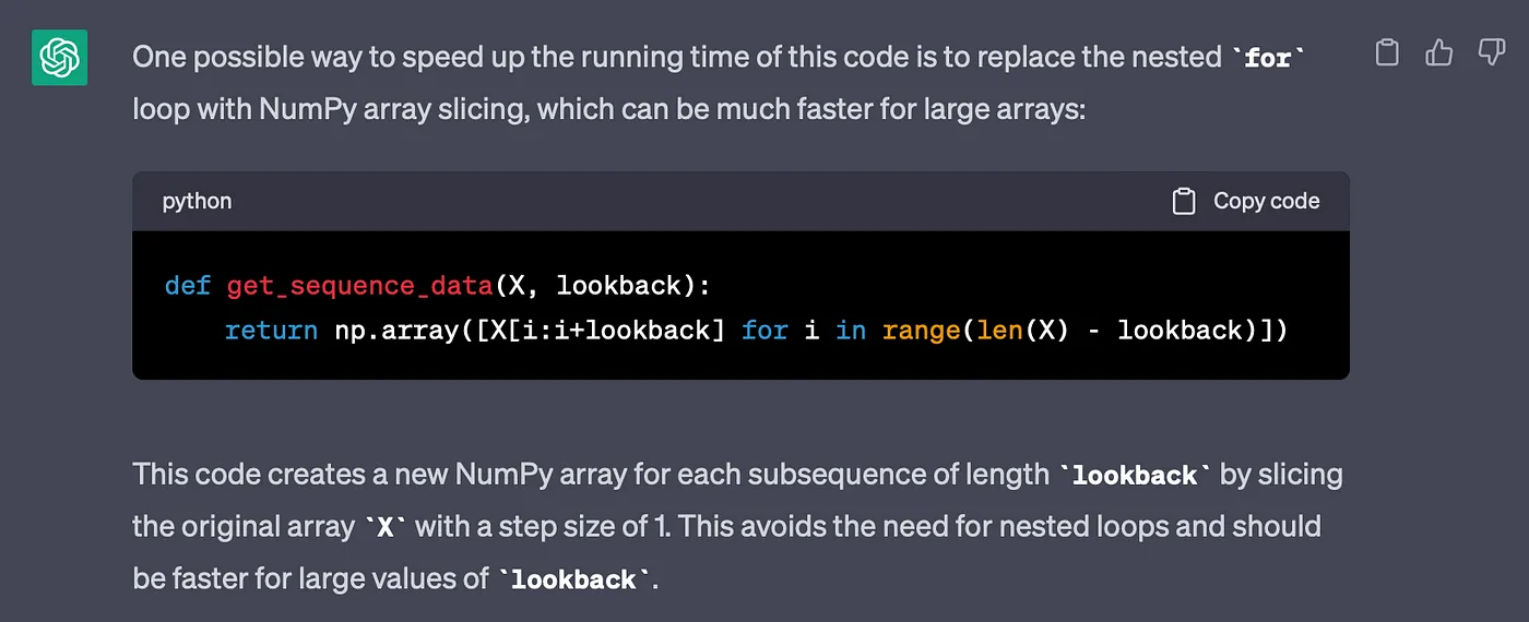 ChatGPT implementation