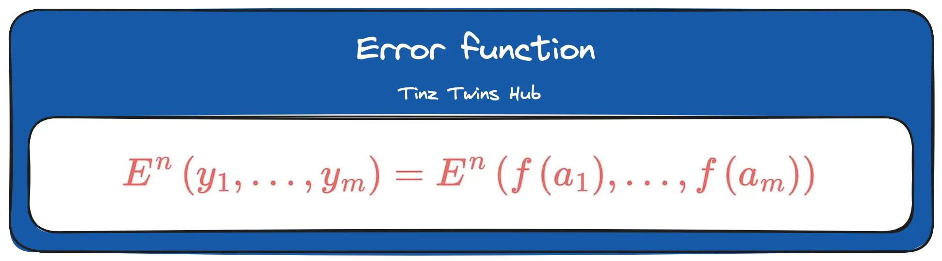 Error function (Image by authors)